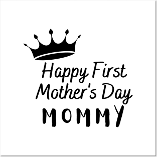 Happy first mother's day gift for new mom Posters and Art